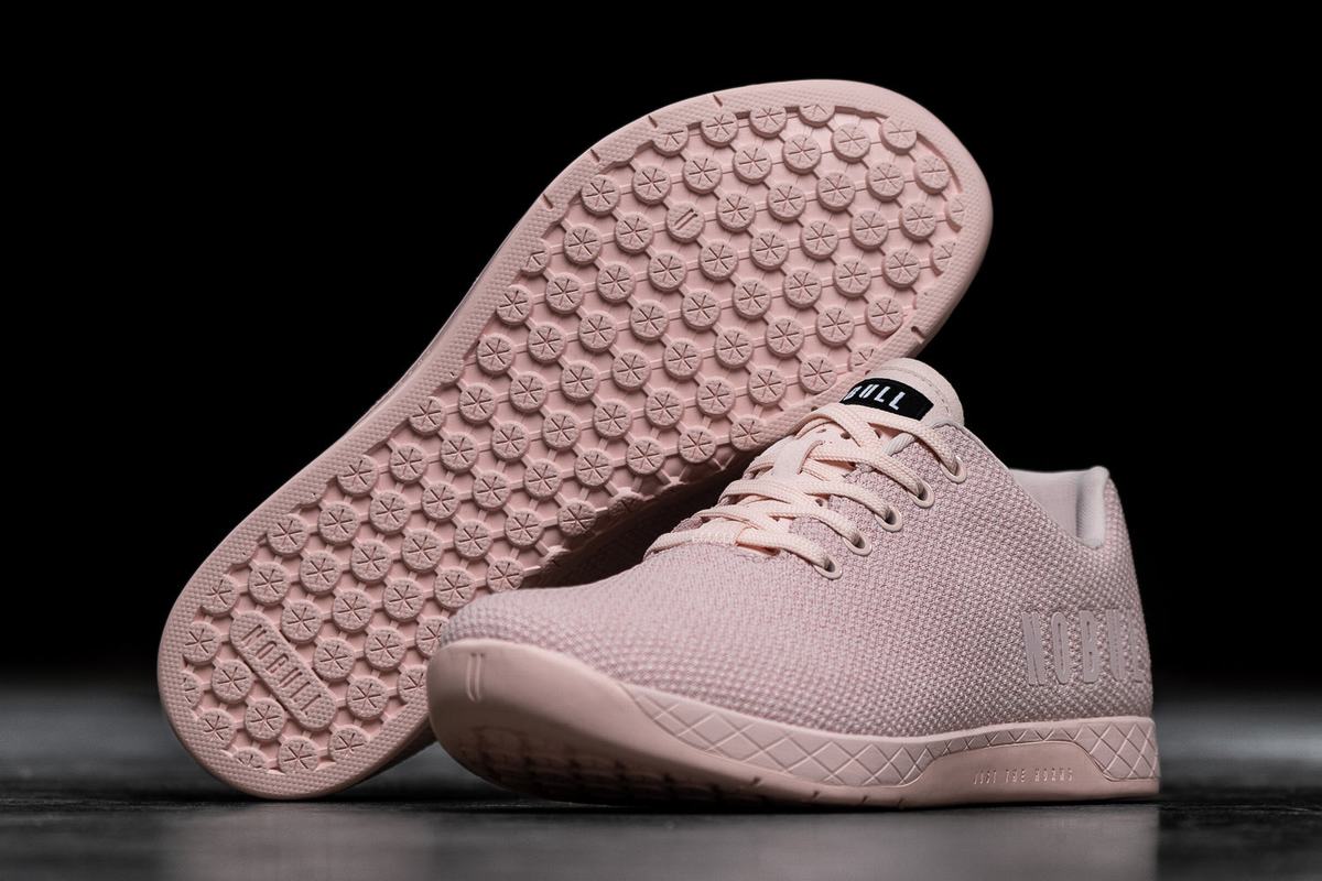 Nobull Superfabric Women's Trainers Pink | Australia (XD9687)